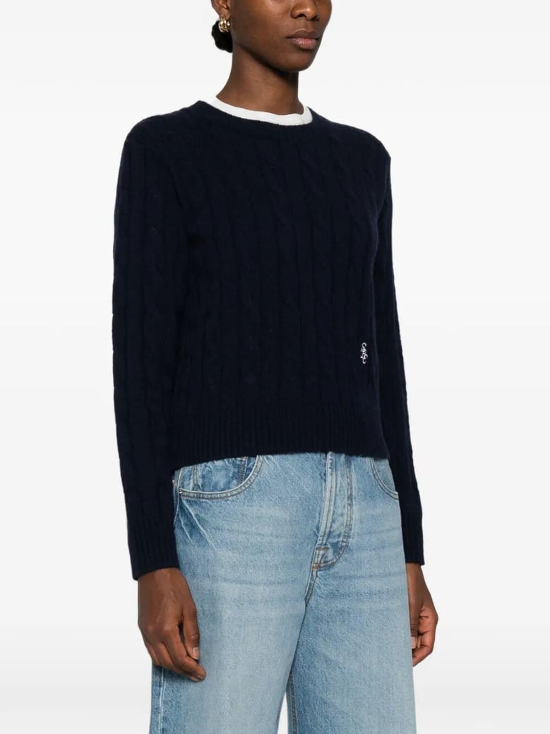 src cableknit cashmere sweater by Selfnex