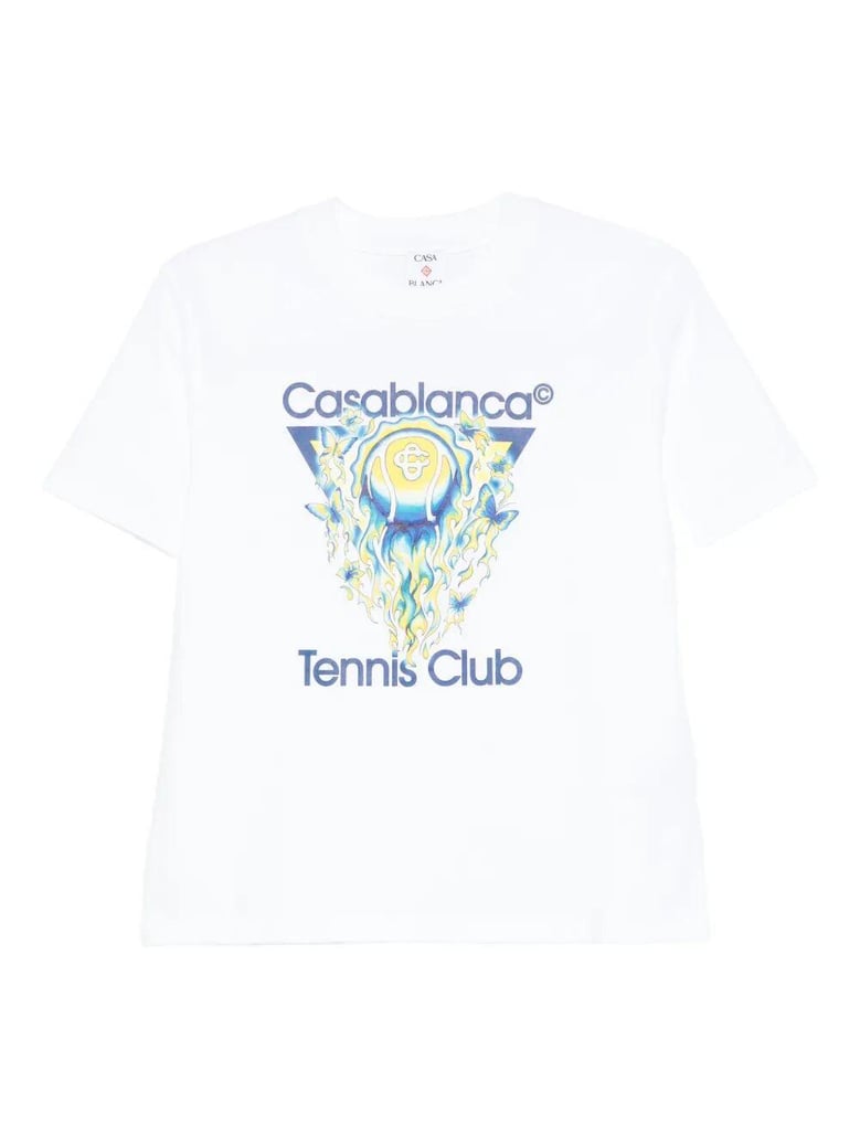 tennis club icon t-shirt by Selfnex