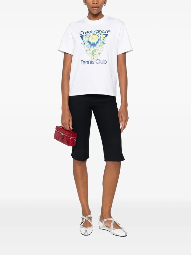 tennis club icon t-shirt by Selfnex