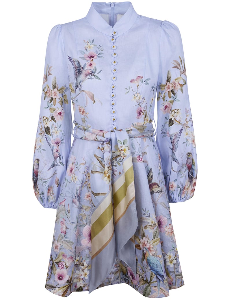 rebellion button mini dress by Selfnex