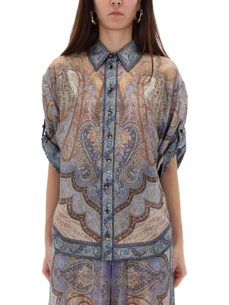 wanderlust short-sleeve shirt by Selfnex