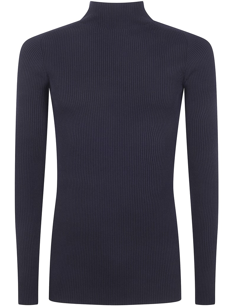 ribbed lupetto sweater by Selfnex