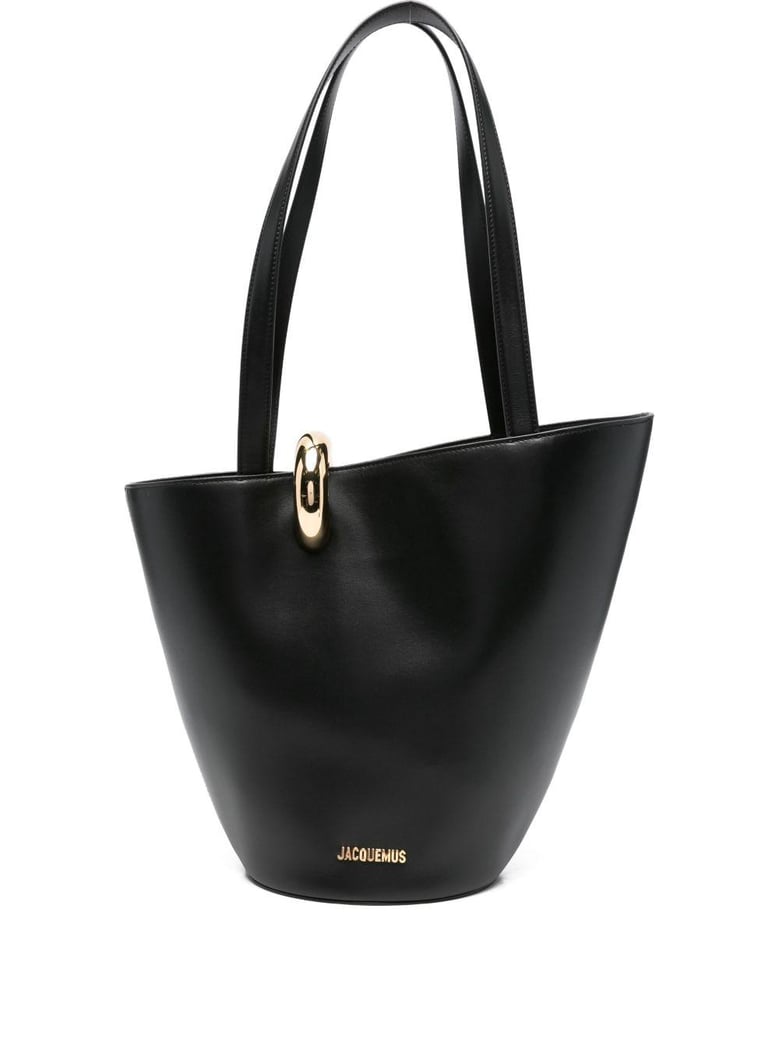 le bambola moyen leather bucket bag by Selfnex