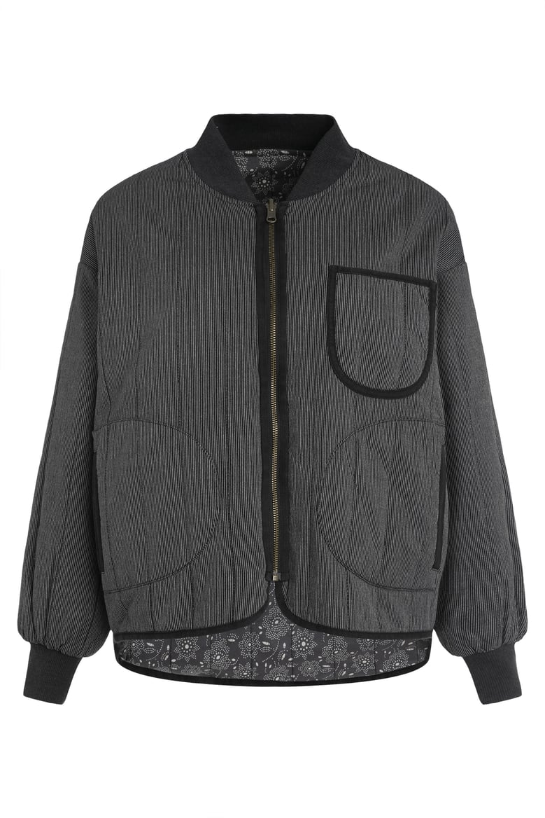 cotton bomber jacket by Selfnex
