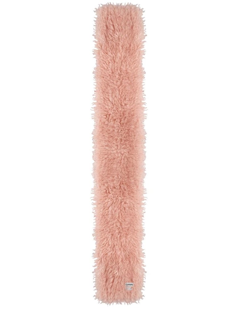 pink recycled polyester scarf by Selfnex