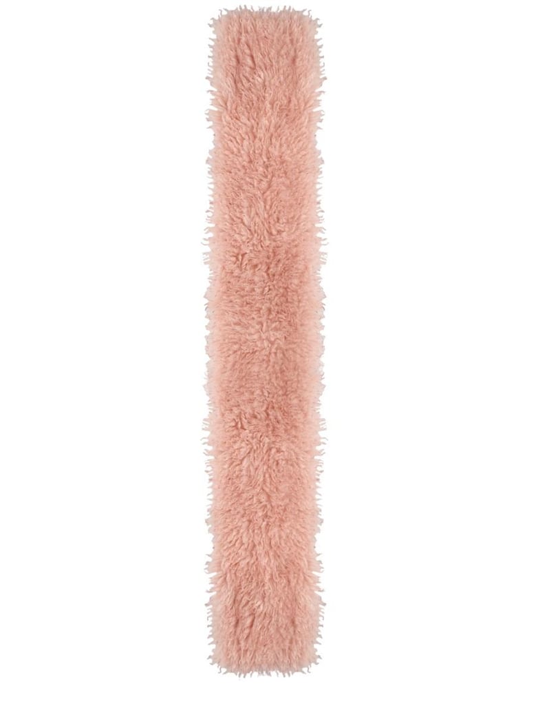 pink recycled polyester scarf by Selfnex