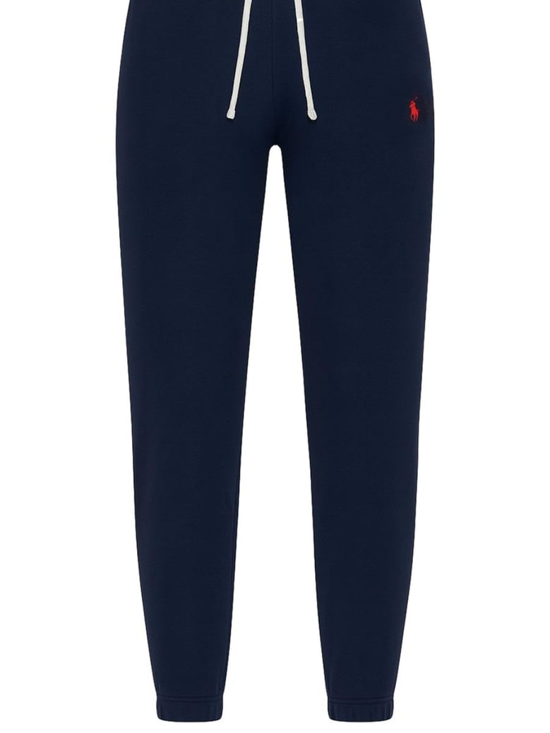 blue cotton-polyester trousers by Selfnex