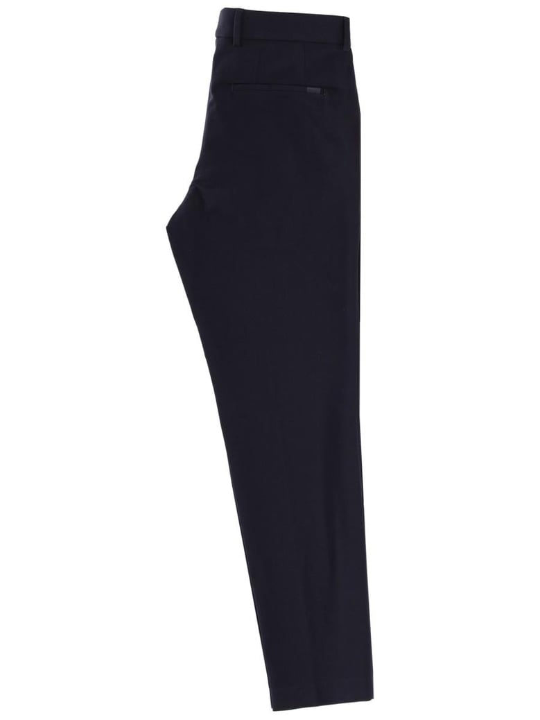 blue leather trousers by Selfnex
