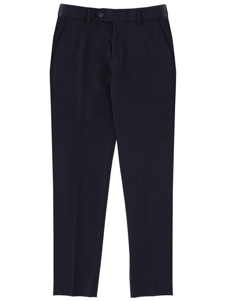 blue leather trousers by Selfnex