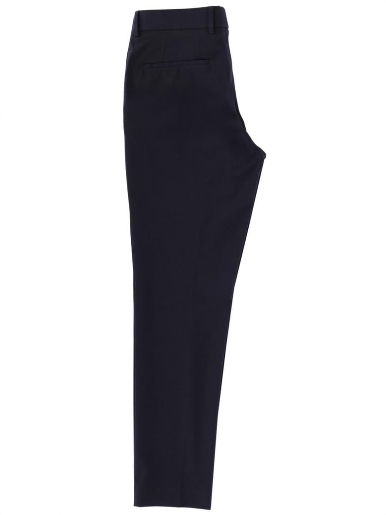 blue leather trousers by Selfnex