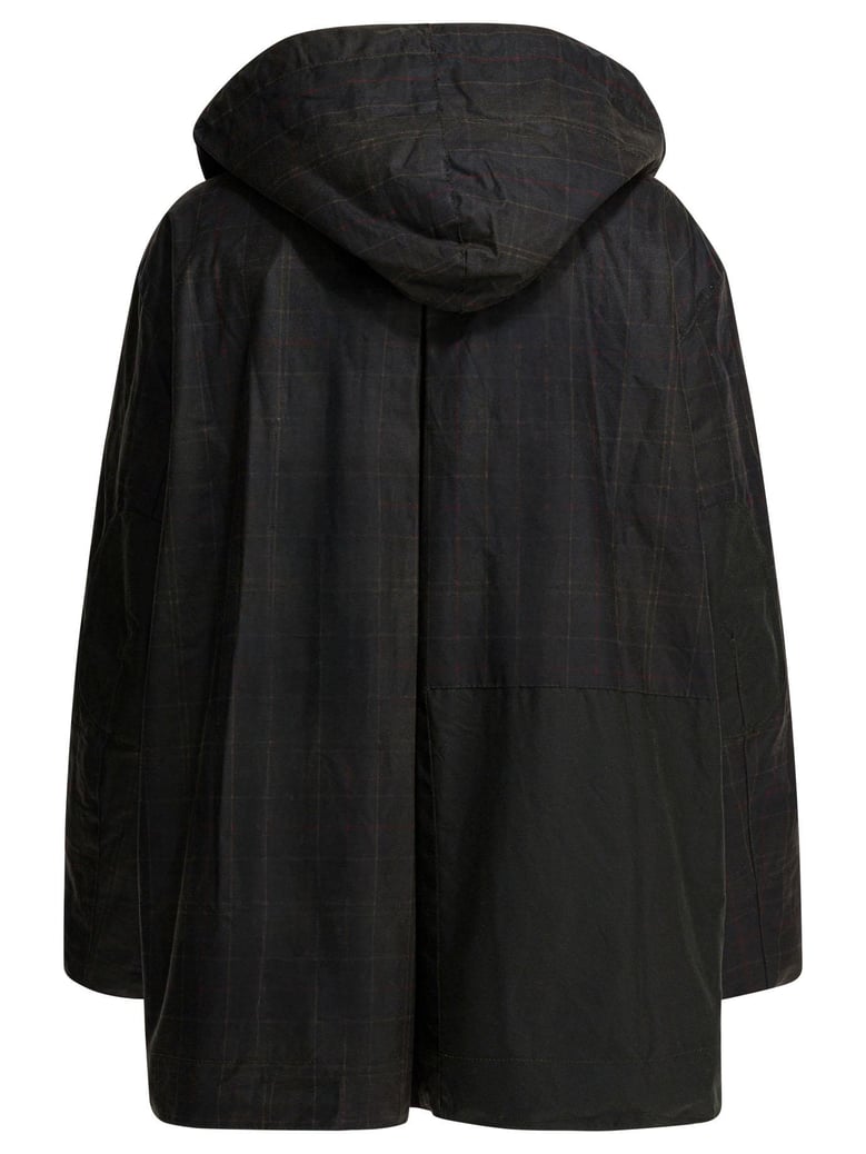 barbour x ganni waxed jacket by Selfnex