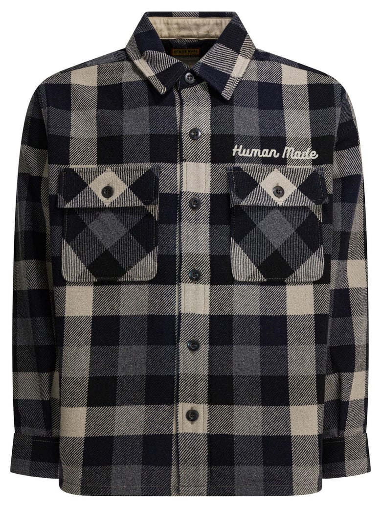 wool overshirt jacket by Selfnex