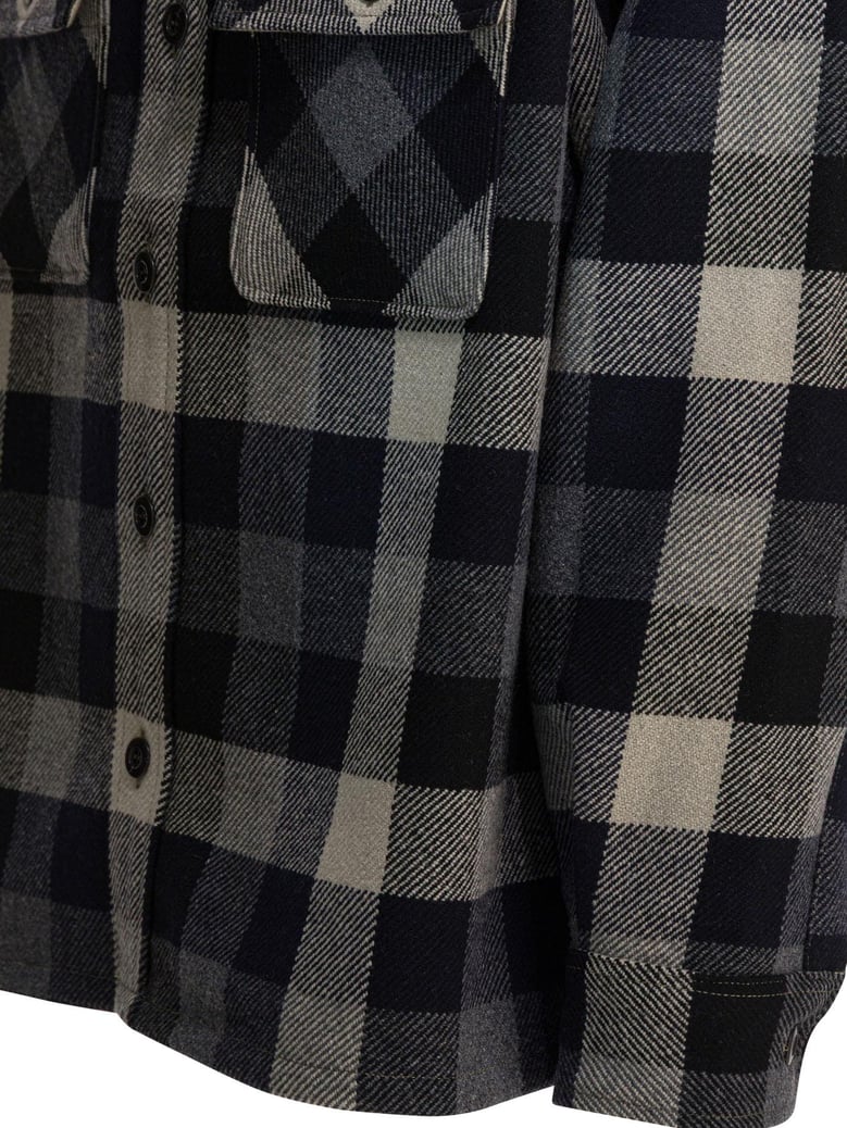 wool overshirt jacket by Selfnex