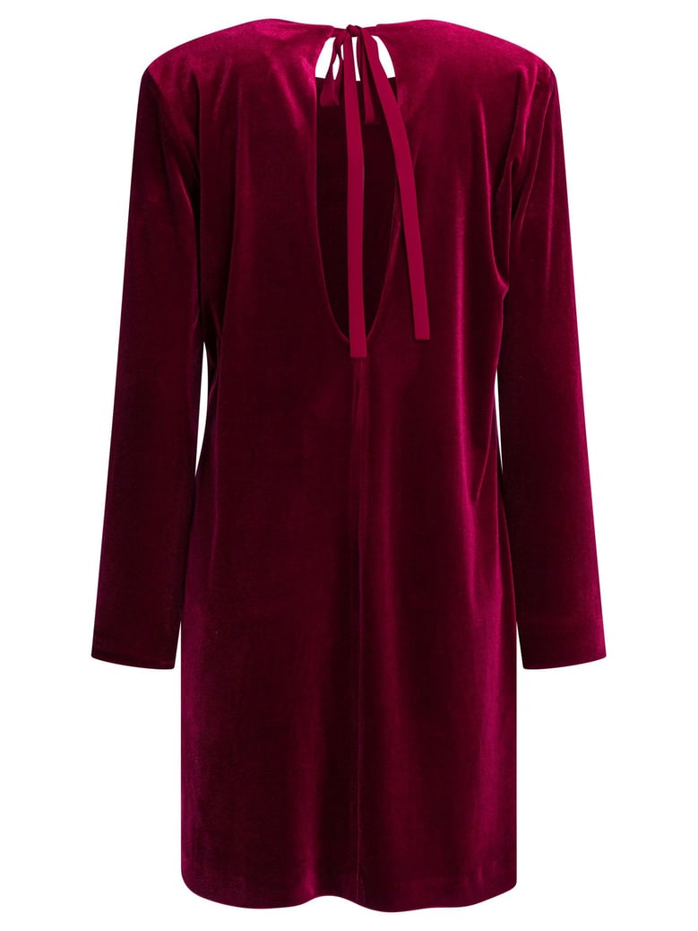 short velvet dress by Selfnex