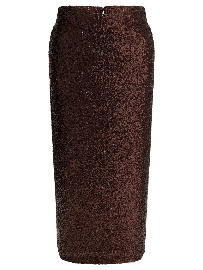 sequined midi skirt by Selfnex