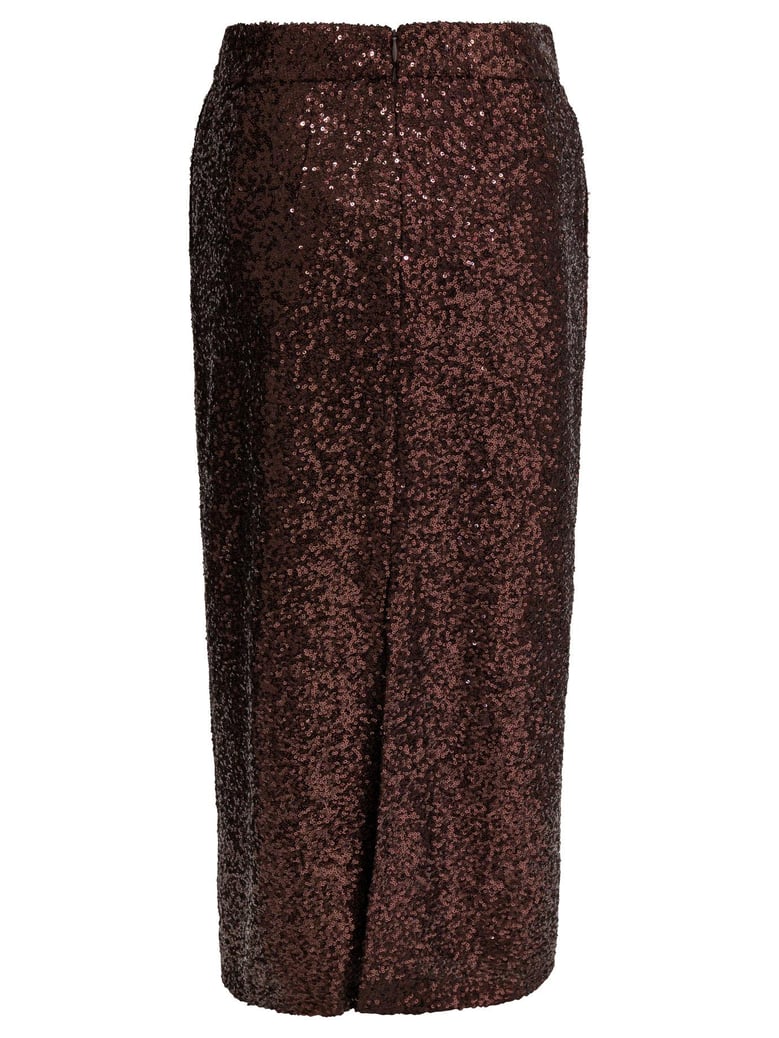 sequined midi skirt by Selfnex