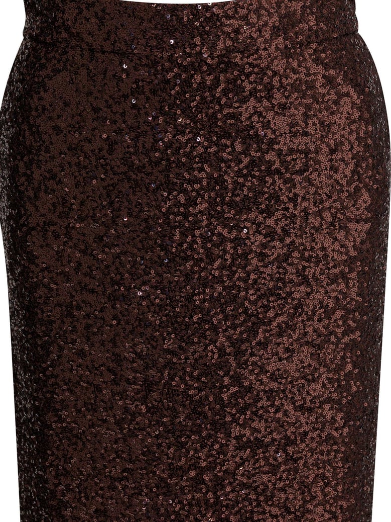 sequined midi skirt by Selfnex