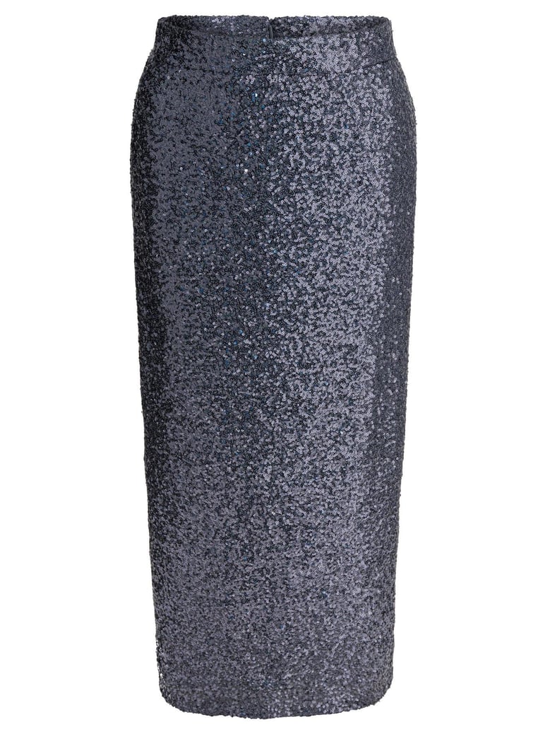 sequined midi skirt by Selfnex