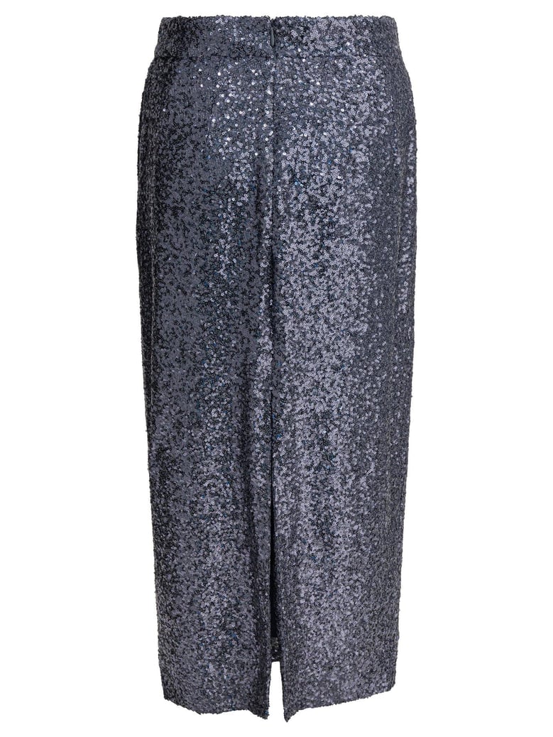 sequined midi skirt by Selfnex