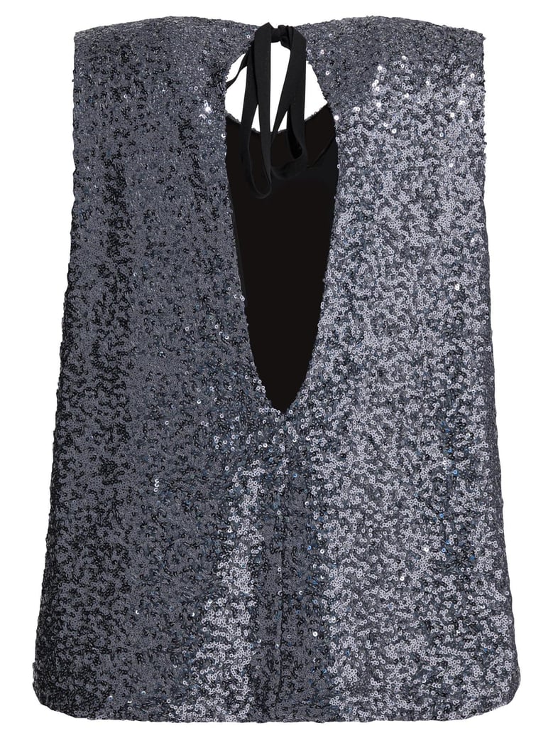 sequined a-line top by Selfnex