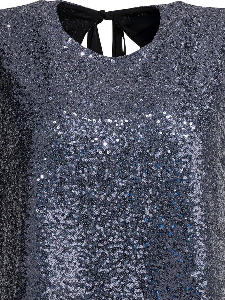 sequined a-line top by Selfnex