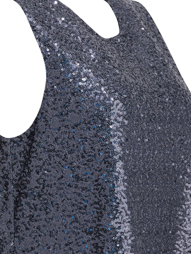 sequined a-line top by Selfnex