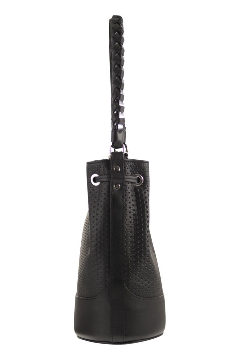 monda - leather bucket bag s by Selfnex