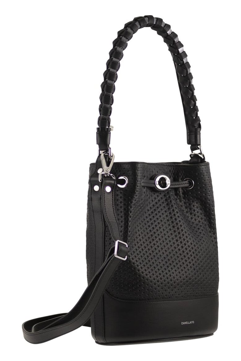 monda - leather bucket bag s by Selfnex