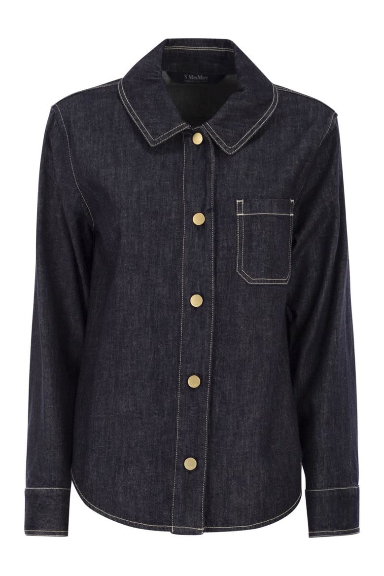 smmenfasi - cotton denim shirt by Selfnex