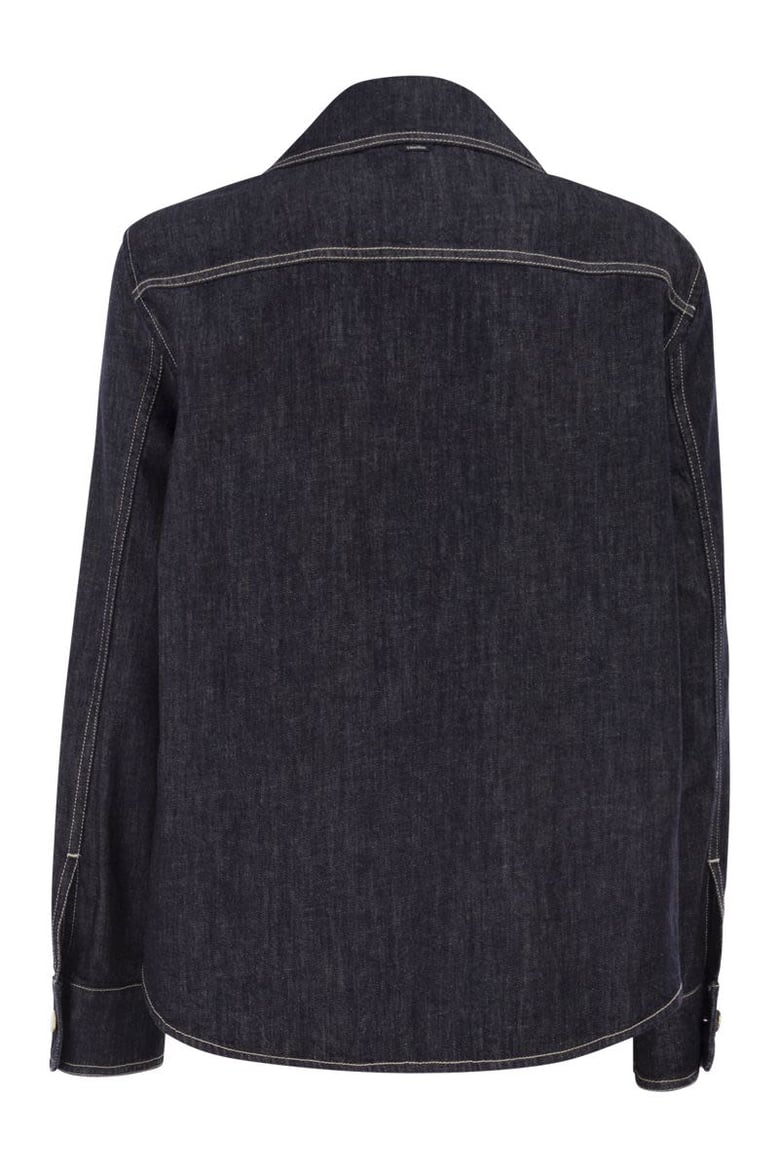 smmenfasi - cotton denim shirt by Selfnex