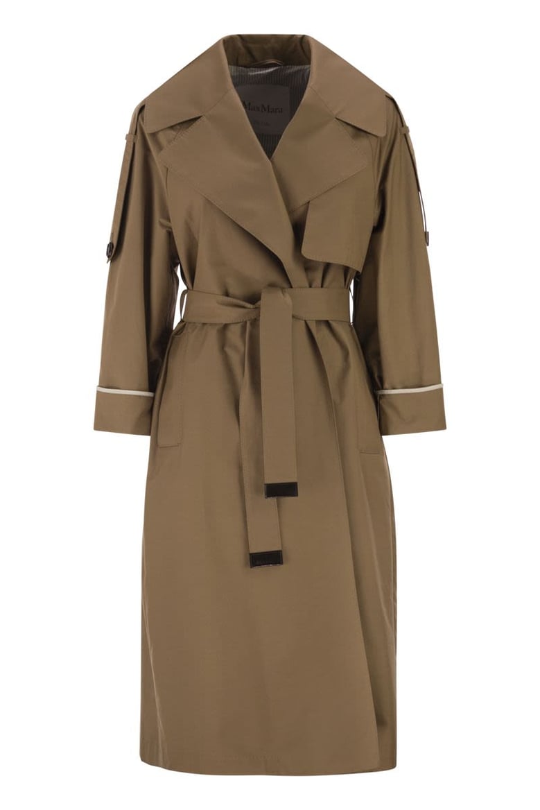 mtcutrench - trench coat in water-repellent twill by Selfnex