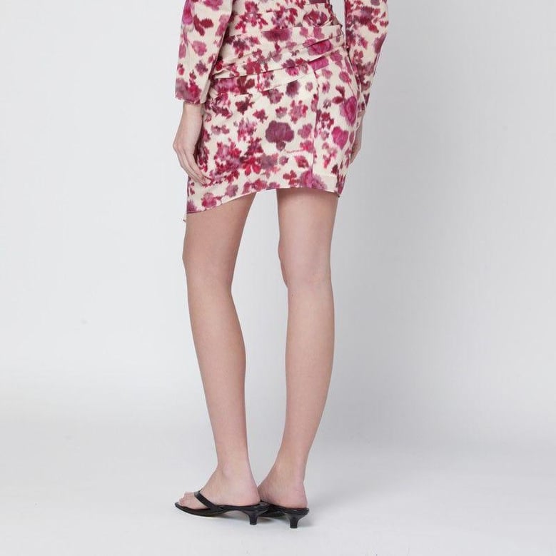 ovia multicolour printed miniskirt by Selfnex