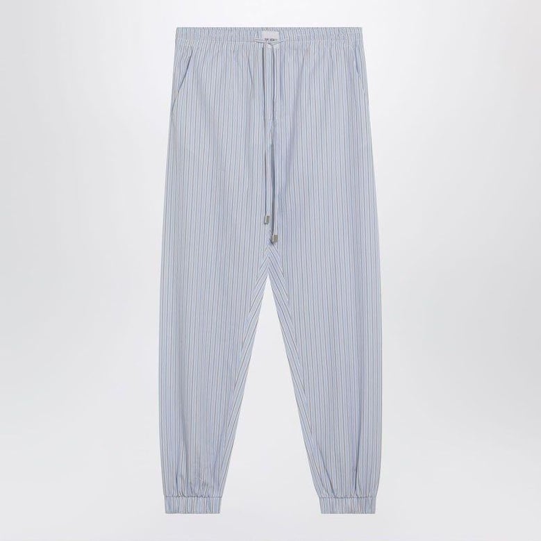 light blue/white striped trousers by Selfnex