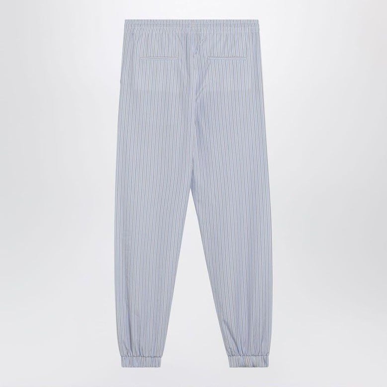 light blue/white striped trousers by Selfnex