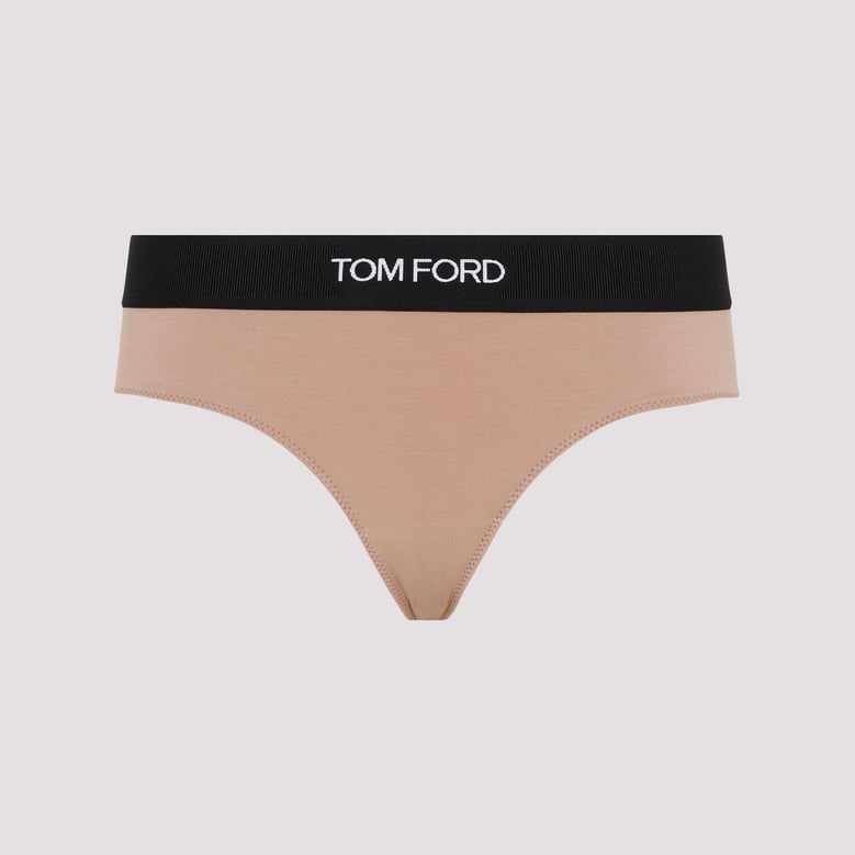 dusty rose modal slip with logo by Selfnex