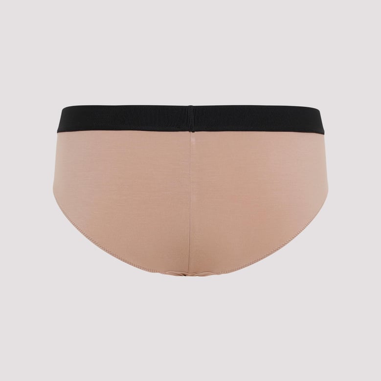 dusty rose modal slip with logo by Selfnex