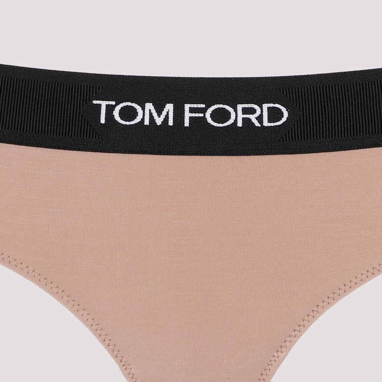 dusty rose modal slip with logo by Selfnex