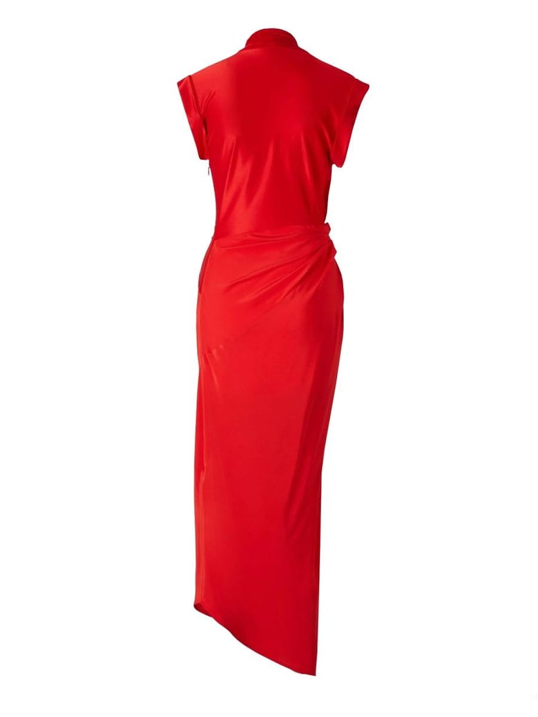 silk long dress by Selfnex