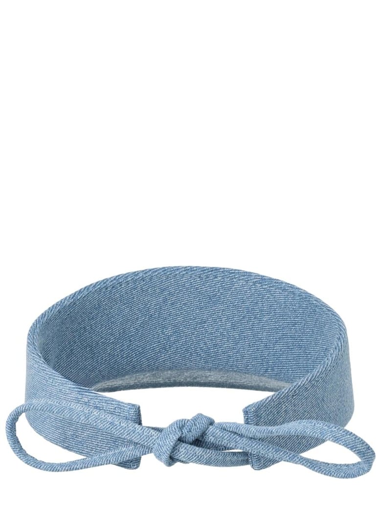 blue cotton hat by Selfnex