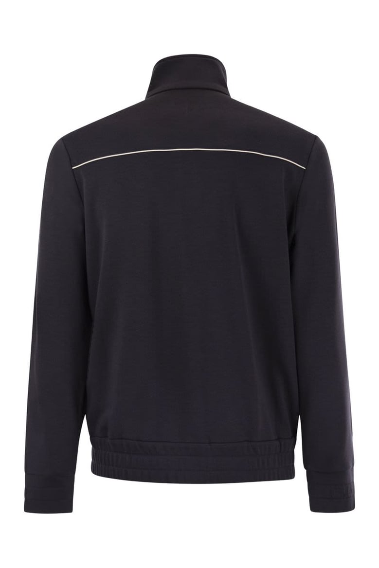 full-zip hoodie in cotton blend by Selfnex