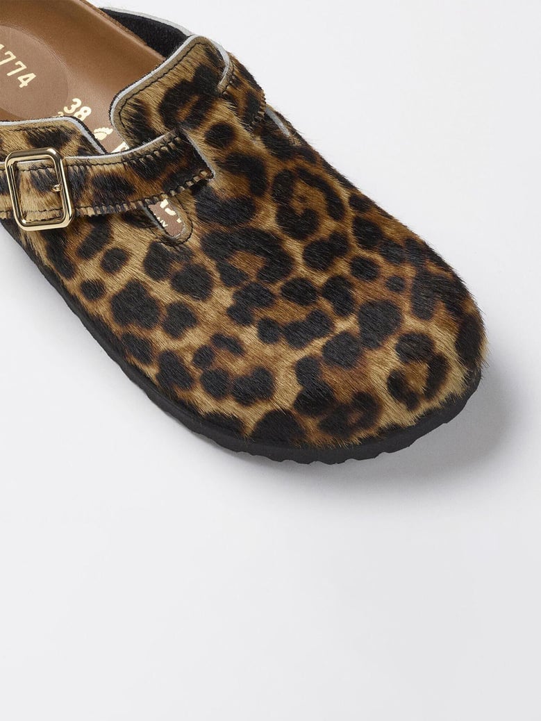 boston fur leopard sandal exq by Selfnex