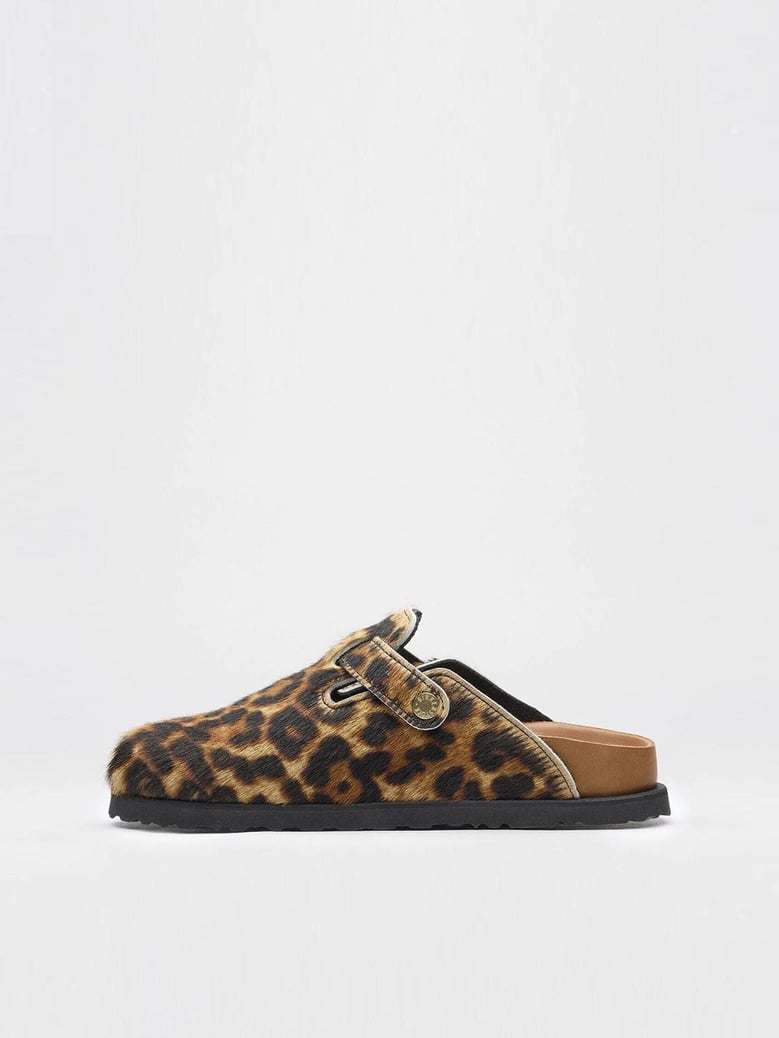 boston fur leopard sandal exq by Selfnex