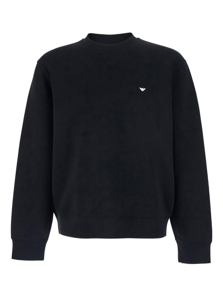 cotton crewneck sweatshirt by Selfnex