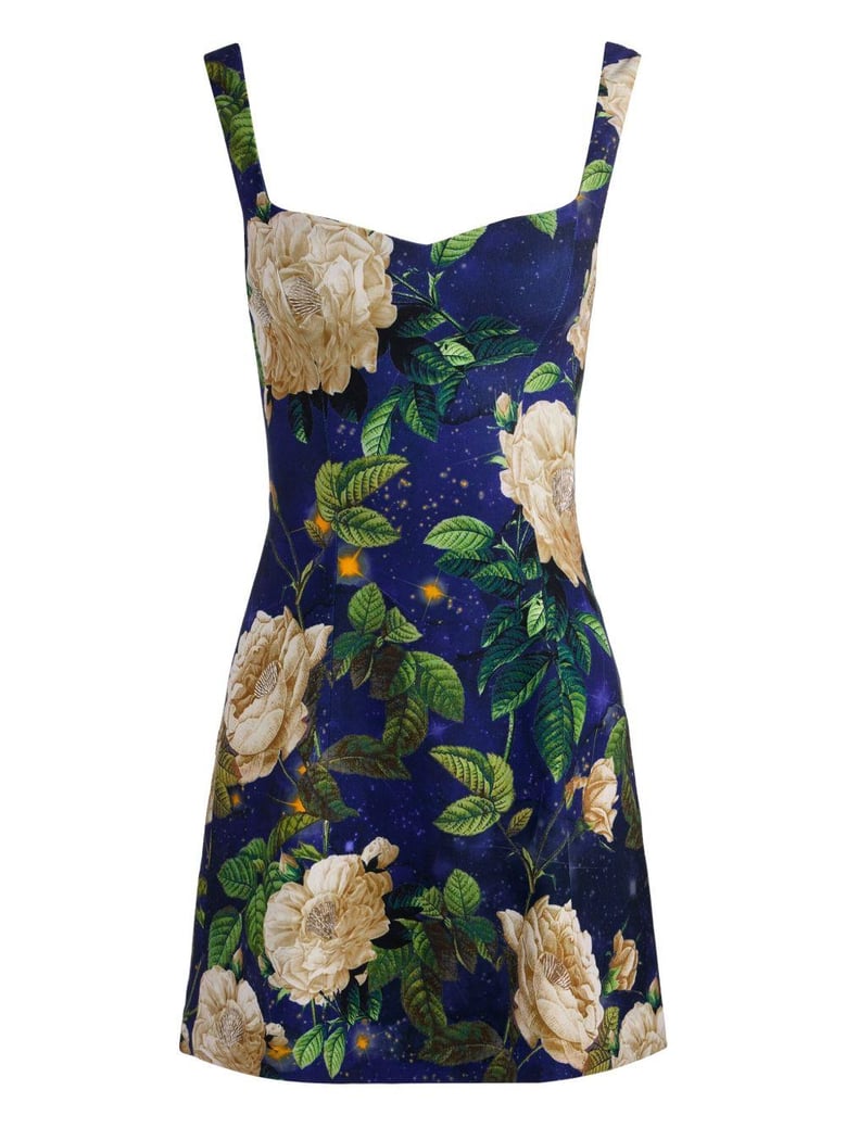 printed mini dress by Selfnex