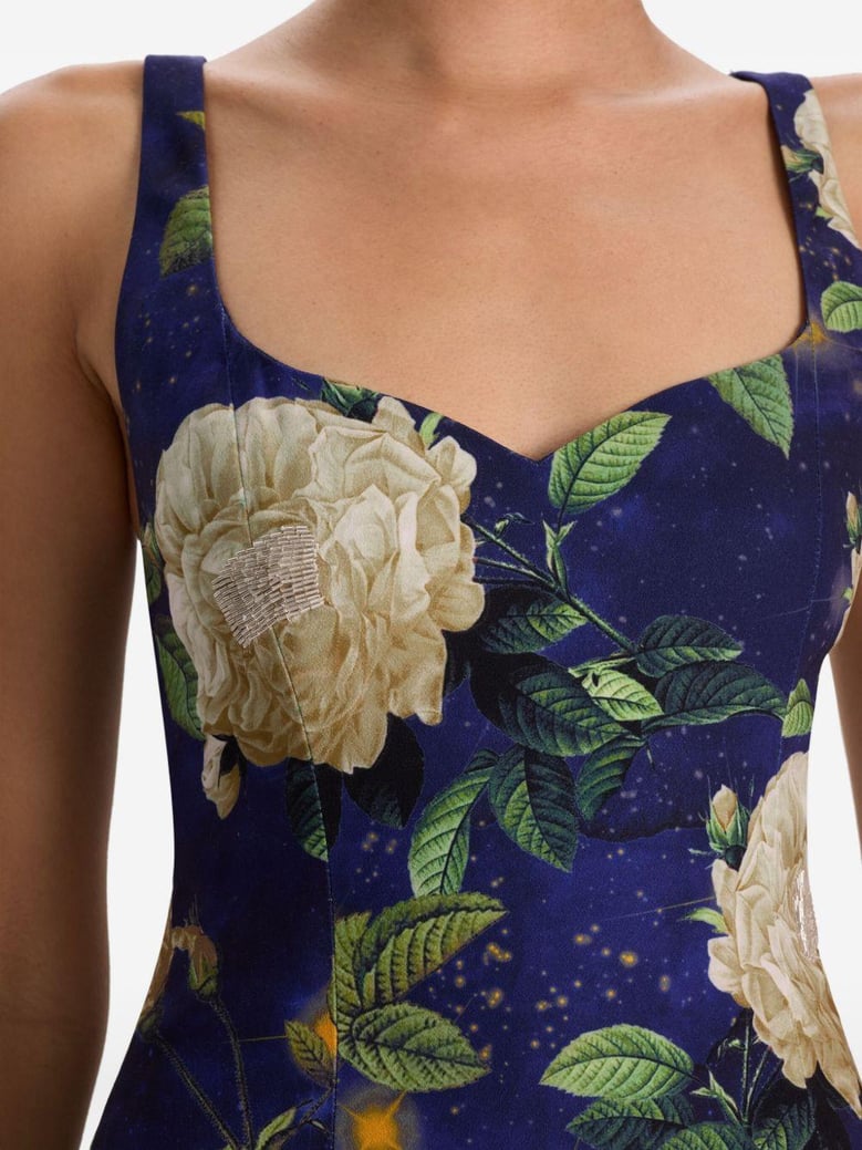 printed mini dress by Selfnex