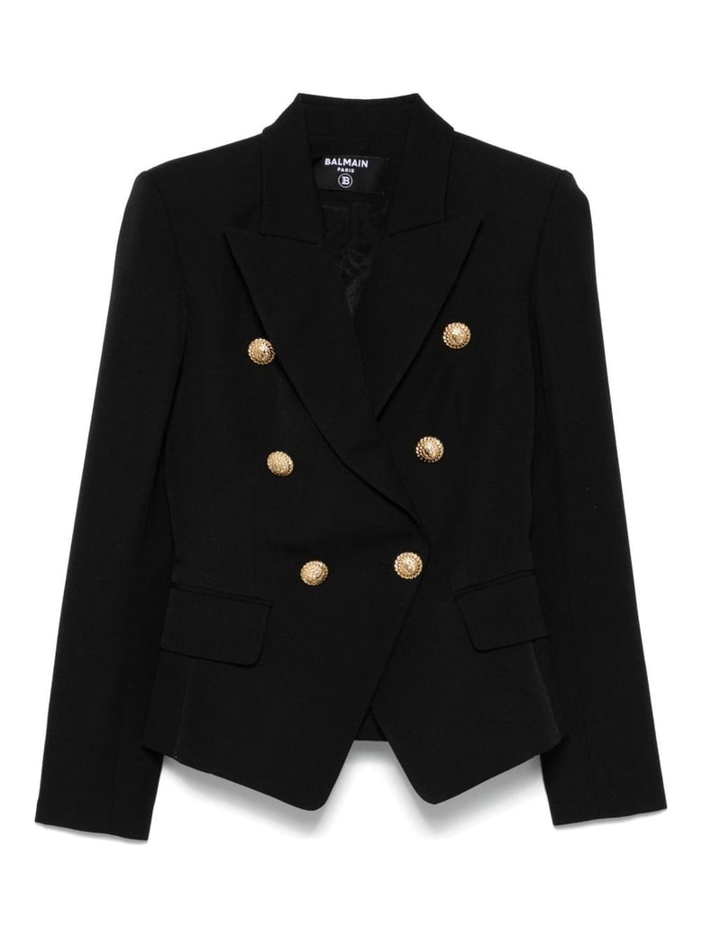 wool double-breasted jacket by Selfnex