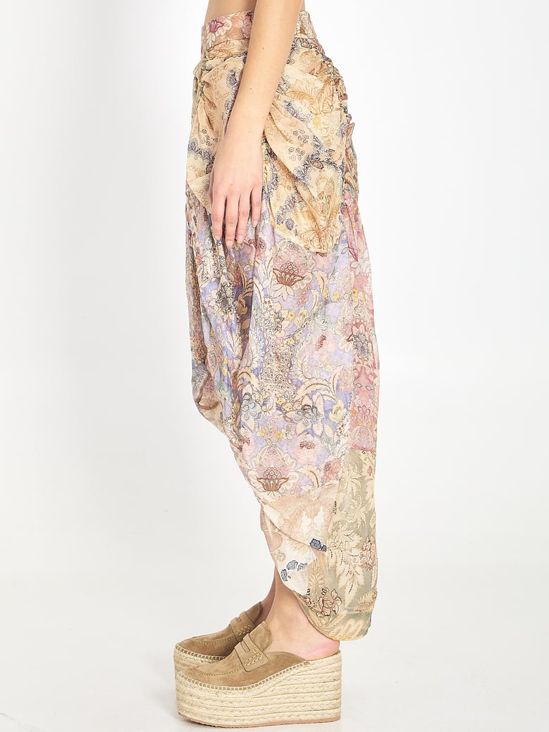 rebellion draped midi skirt by Selfnex