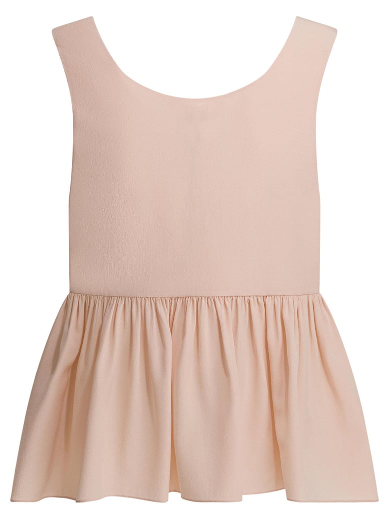 silk crepe de chine top by Selfnex