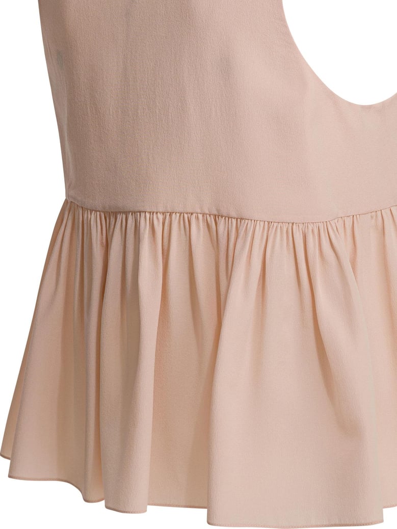 silk crepe de chine top by Selfnex