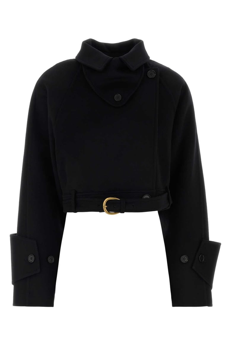 black wool coat by Selfnex